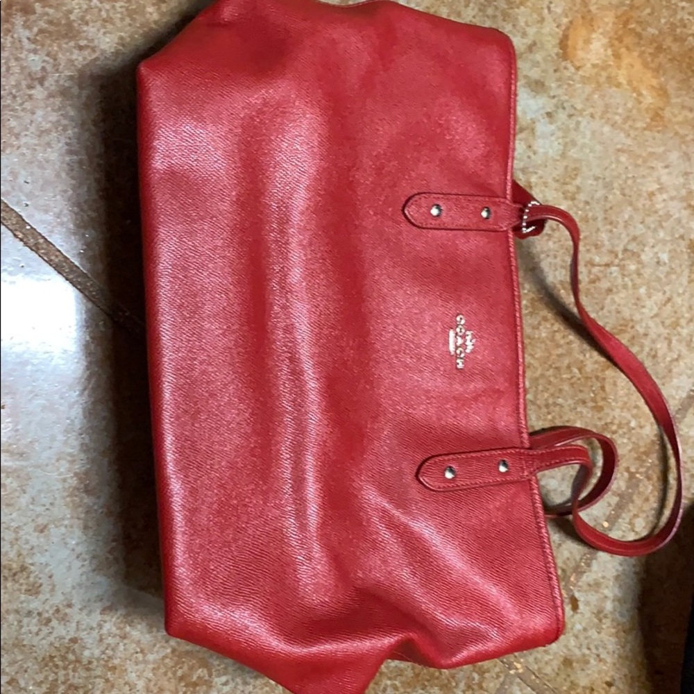 Coach Crossgrain Leather Bag City zip tote